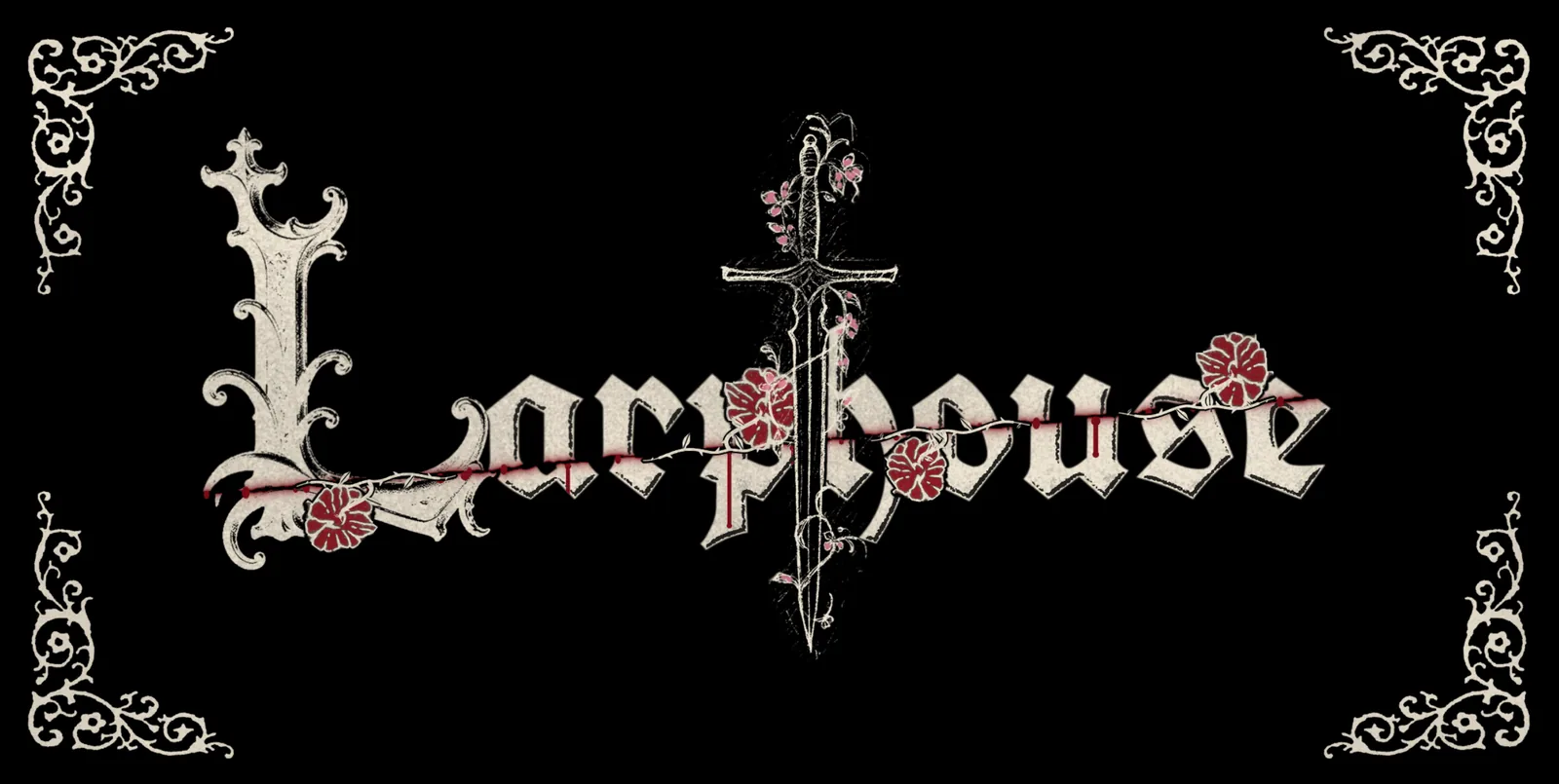 LARP House — Лендінг бренду одягу в стилі темного фентезі